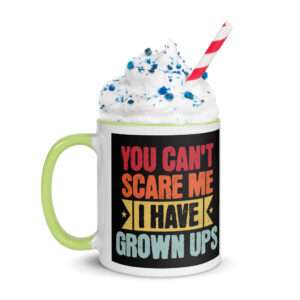 Cant Scare Me Classic Gift Mug with Color Inside