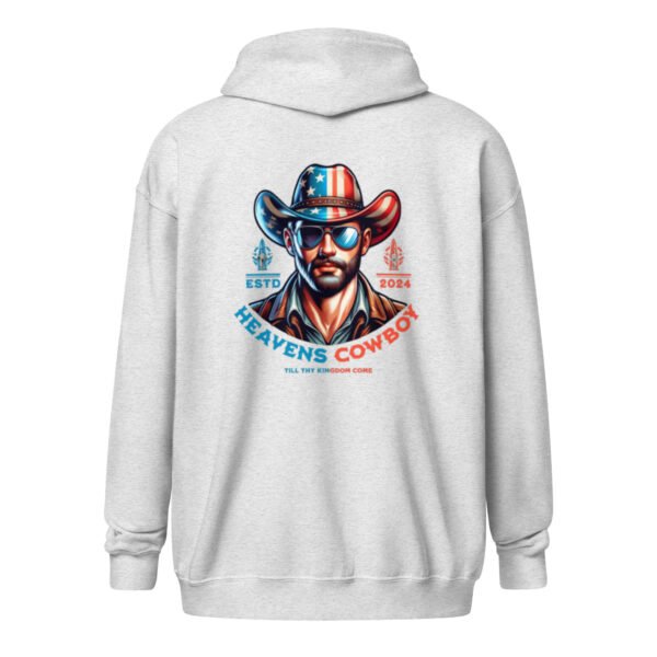 "HEAVENS COWBOY" Men's heavy blend zip hoodie