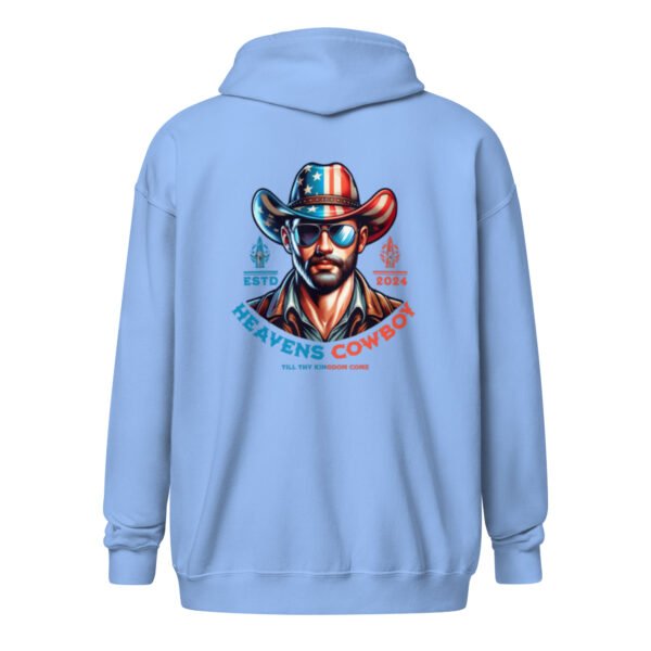 "HEAVENS COWBOY" Men's heavy blend zip hoodie