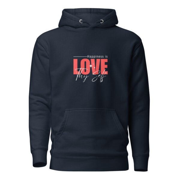 unisex-premium-pullover-hoodie-navy-blazer-front-6aa4b35223656.jpg "LOVE THY-SELF" Unisex Hoodie
