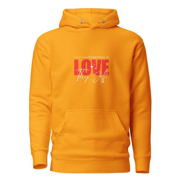 unisex-premium-pullover-hoodie-team-gold-front-6aa4b3523ce30.jpg "LOVE THY-SELF" Unisex Hoodie